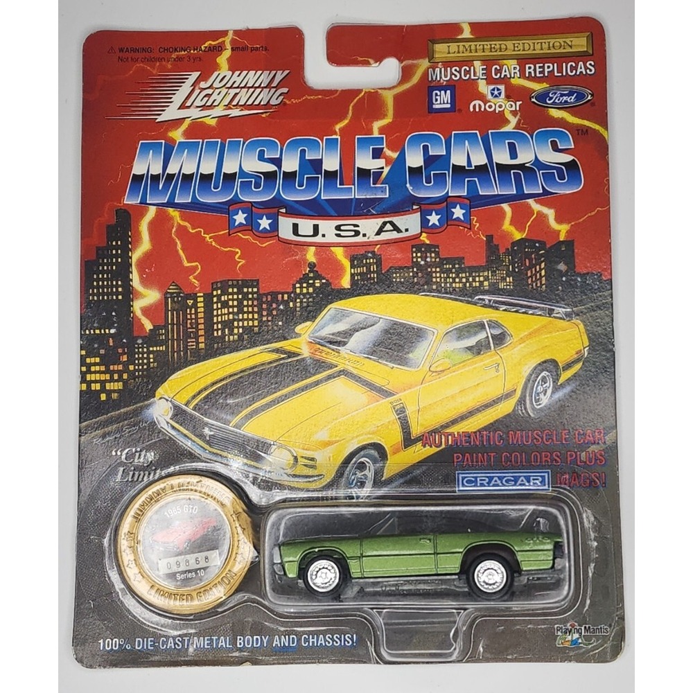 1994 Johnny Lightning Muscle Cars USA 1965 GTO Series 10 Green HW20 09868